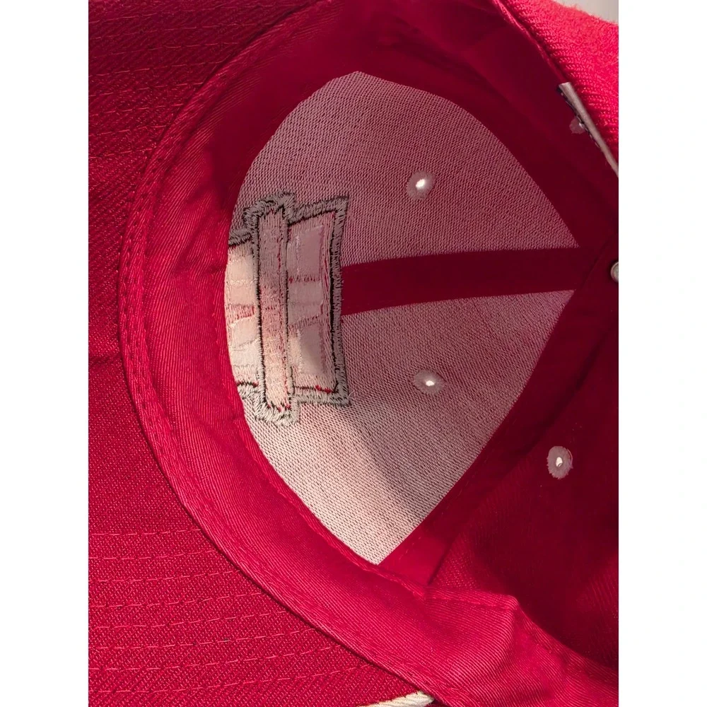 WKU Hilltoppers Captains Collection Red Baseball Cap Hat Mens Adjustable WKU